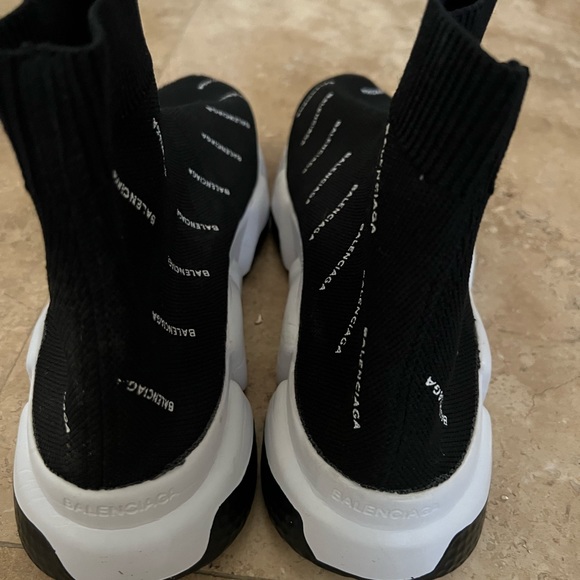Balenciaga Speed Trainer Mid Logo Print. Men’s 7/ woman’s 9 - Picture 5 of 10